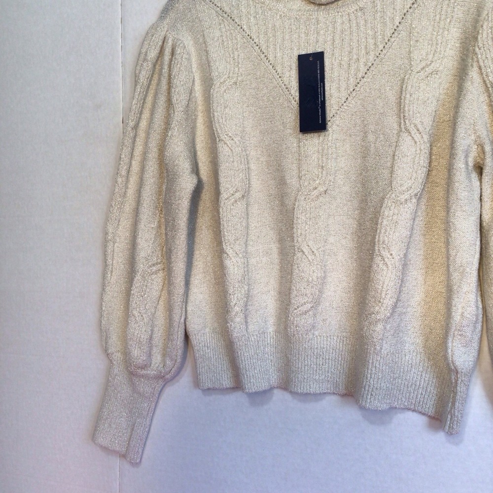 ADRIENNE VITTADINI Sweater‎ Women's PL Knit Pullover With Glamour NWT - Picture 6 of 13